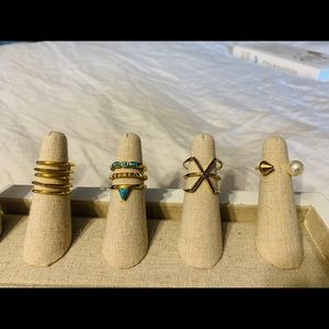 Stella and dot Gold maylee ring